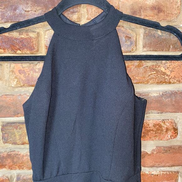Speechless Black Sleeveless High Neck Fit & Flare Mini Dress Women's Size XS - Picture 2 of 6